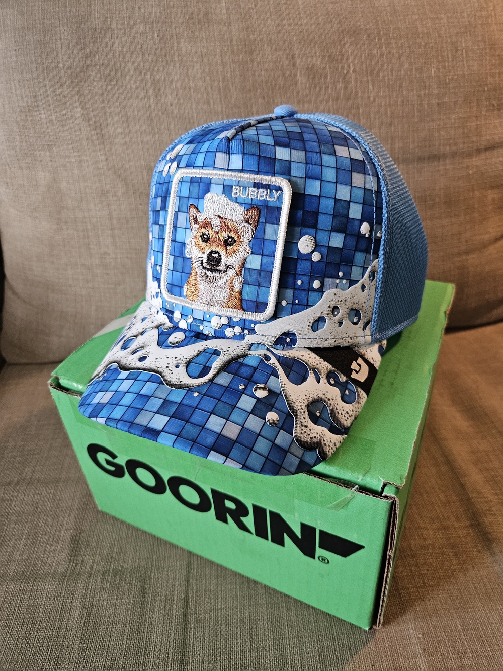 Goorin Bros | FRIDAY DROPS | Blue "Bubbly" Trucker Hat